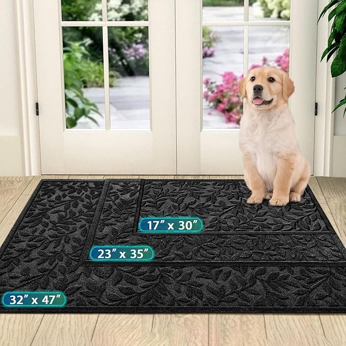 Bulijojo Sturdy Front Entrance Doormats, Durable Heavy Duty Welcome Mat - Image 2
