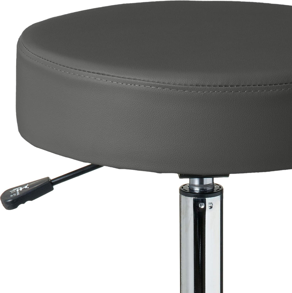 Boss Office Products Adjustable 16" Drafting Stool, Grey