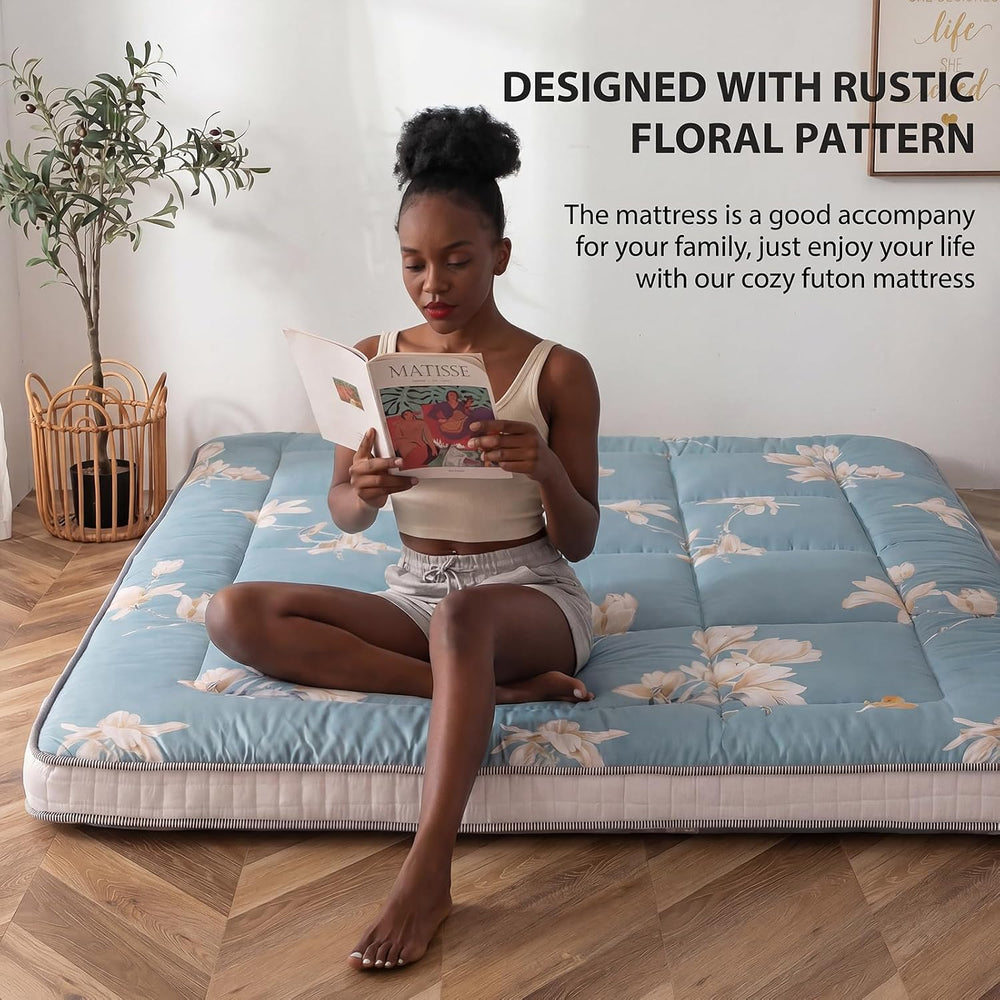 MAXYOYO Futon Mattress, Japanese Floor Mattress Folding Sleeping Pad