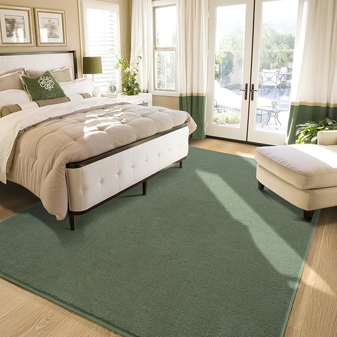Amearea Large Modern Area Rugs for Bedroom Living Room, 6x9 Feet Sage Green - Image 2