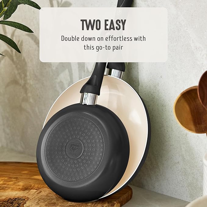 GreenLife 2-Piece Nonstick Frying Pan Set, 8” & 10” Skillets, Non-Toxic Ceramic - Image 6