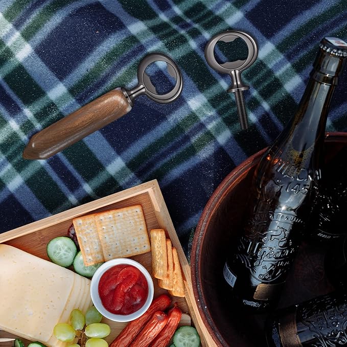 Metal Bottle Opener Kit, DIY Beer Opener Hardware DIY Craft Handmade Wood