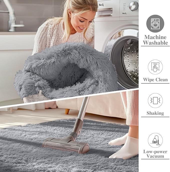 OLANLY 7x8 Machine Washable Large Area Rugs - Image 2
