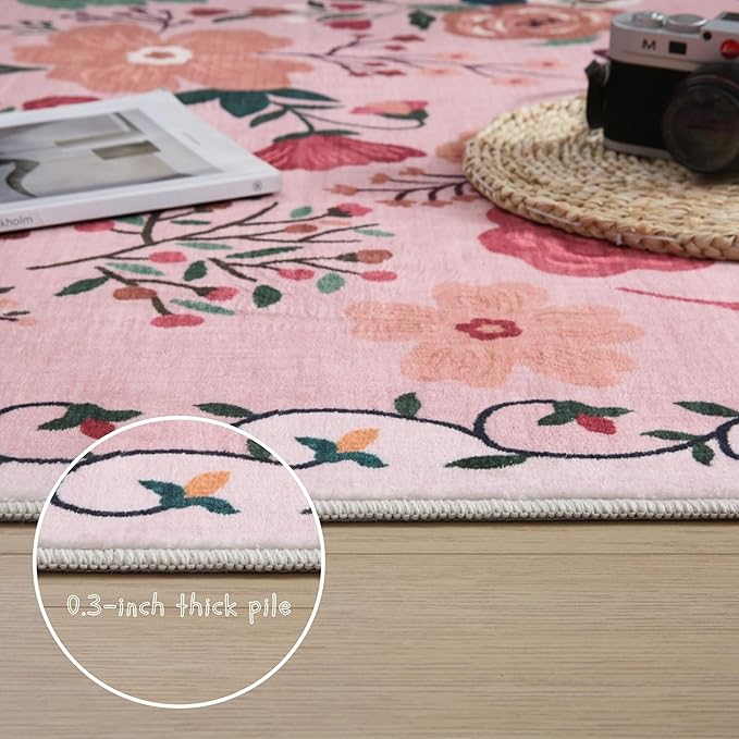 Rugcomf Runners for Hallways Kitchen Runner Rug Non Slip 2'x 10' Long Washable - Image 7