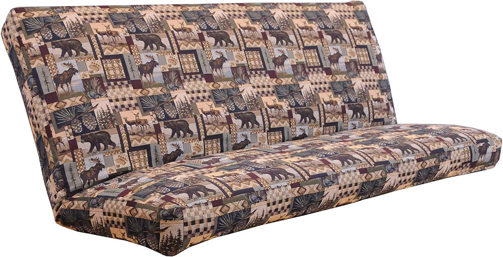 Futon Cover Only UpNorth Premium Fabric Collection Fits 6-8 inch Futon Mattre...