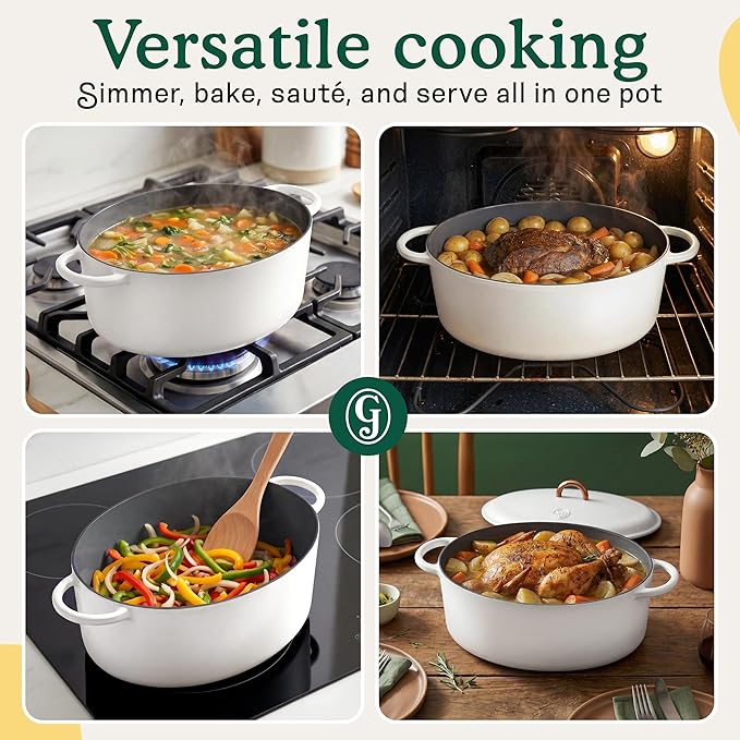 Great Jones Dutchess Cast Iron Dutch Oven Pot