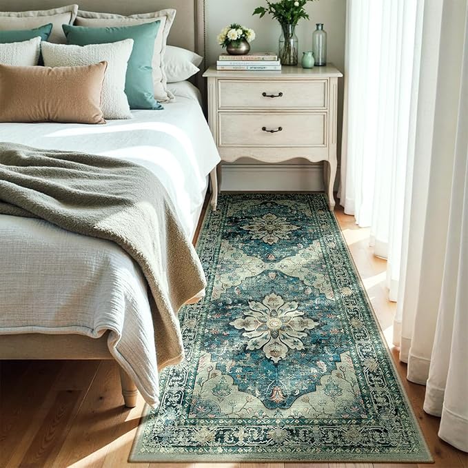 Area Rugs 3'x6' Runner Rug Non Slip Washable - Image 2