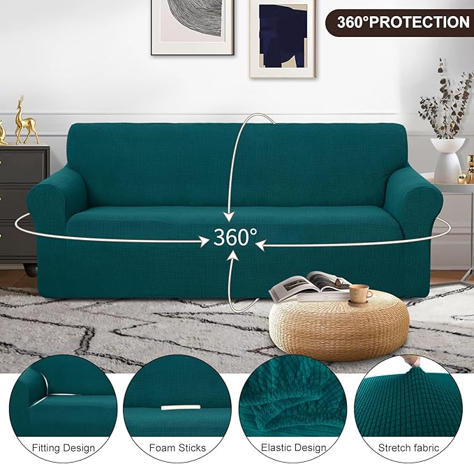 U-NICE HOME Stretch Couch Cover Sofa Cover Sofa Slipcover Furniture Protector