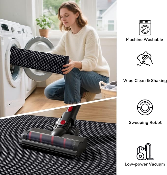 YDKGL 2x8 ft Runners for Hallways Extra Long Woven Washable Kitchen Runner Mat - Image 7
