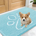 OLANLY Dog Door Mat for Muddy Paws 24x16, Paw Print Design, Absorbs Moisture by OLANLY