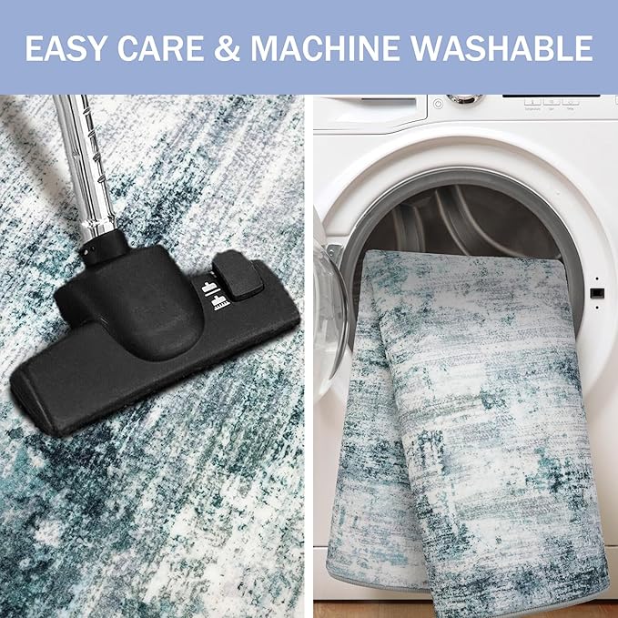 IOHOUZE Abstract Area Rug 3x5 Ft Washable Rugs - Image 3