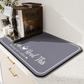 Coffee Bar Mat for Countertops 18inx24in, Absorbent Hide Stain Anti-Slip Cafe by Kuyig+Home