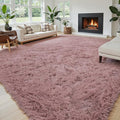 Area Rugs 9x12 Living Room, Shaggy Carpet Soft Plush Furry Bedside Rug Large by Junhejiamei