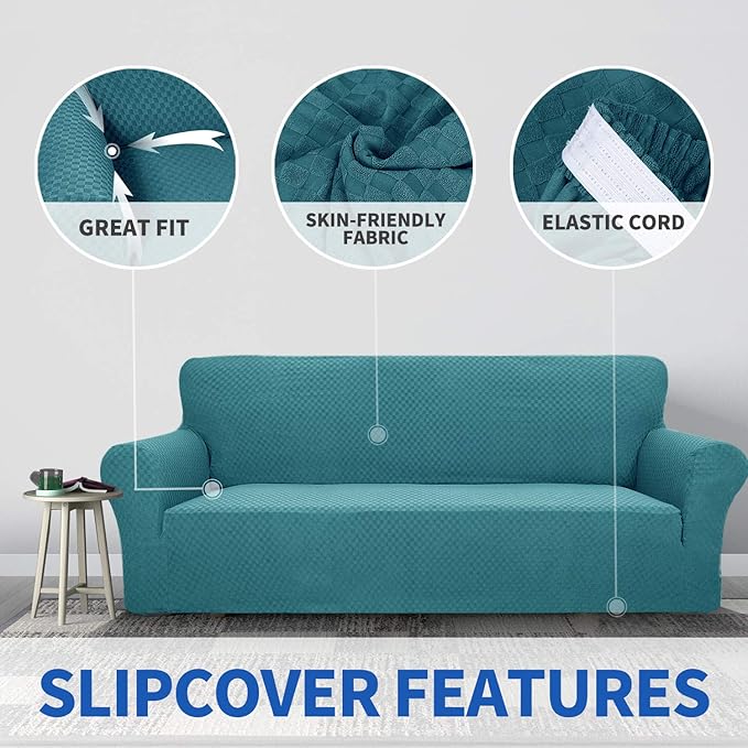 ZNSAYOTX 1 Piece Jacquard Couch Covers - Image 3