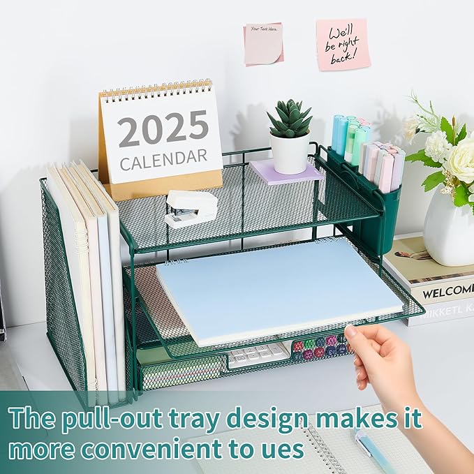 OPNICE Desk Organizer, 4-Tier Desktop File Organizer - Image 6
