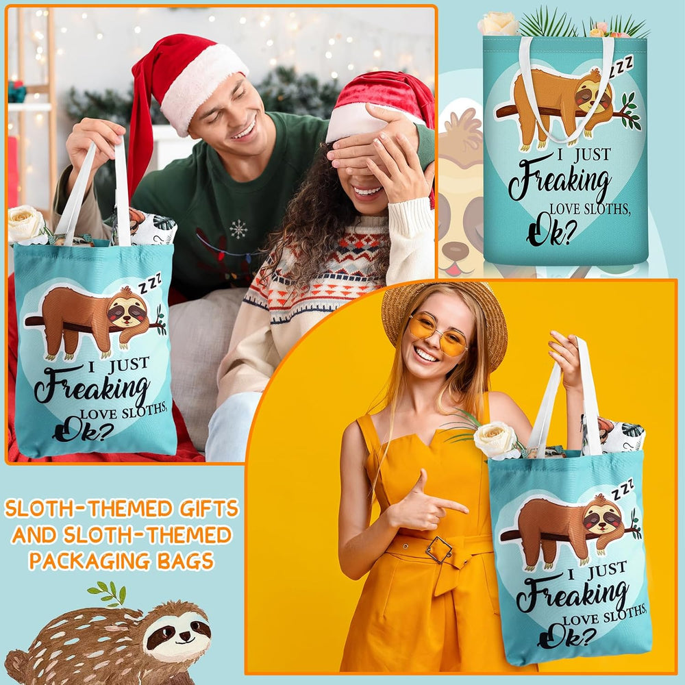 9 Pcs Sloth Gifts for Sloth Lovers Set for Women Include 60 x 50'' Bl...