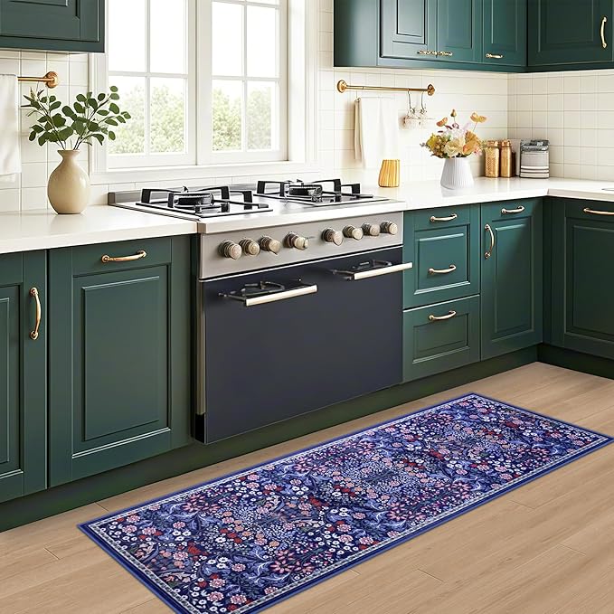 Runner Rug for Entryway: 2x6 Kitchen Rugs Non Slip Washable Ultra-Thin Soft - Image 6