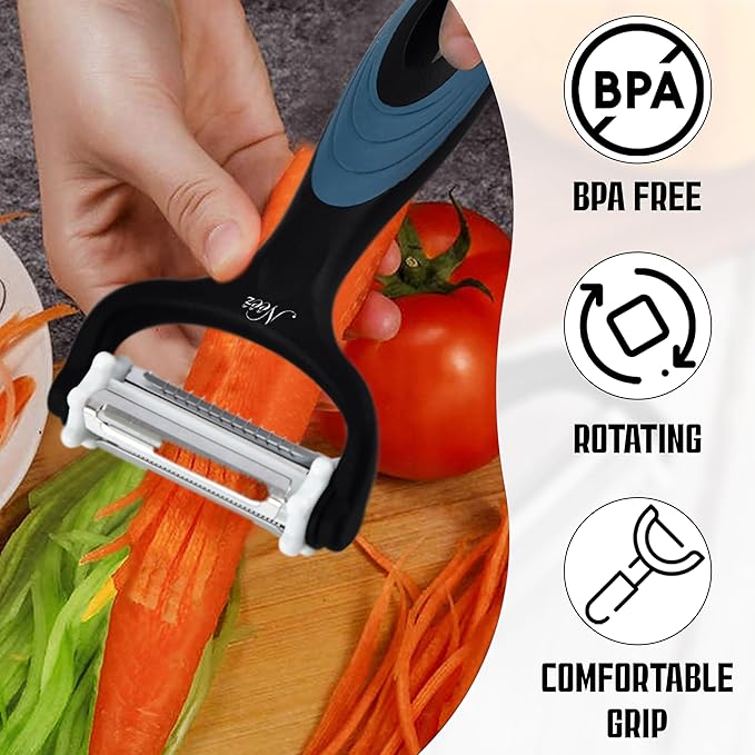 Julienne Peeler Y Peelers for Potato Vegetable Carrot Cucumber & Fruits – - Image 6