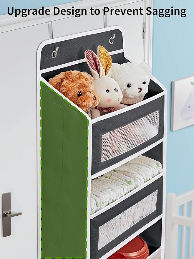JARLINK Over the Door Organizer Storage, 5 Shelf Hanging Organizer - Image 4