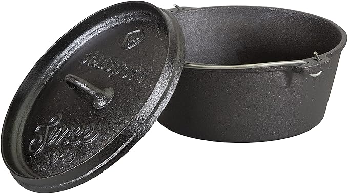 Stansport Pre-Seasoned Cast Iron Dutch Oven - Image 2