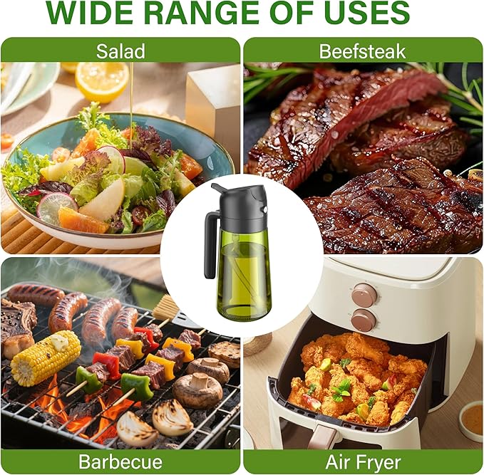 Vakoo 2 in 1 Oil Sprayer and Oil Dispenser - Image 6