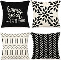 YCOLL Pillow Covers 16x16 Set of 4, Modern Sofa Throw Pillow Cover, Decorative by PillowCoversExpert
