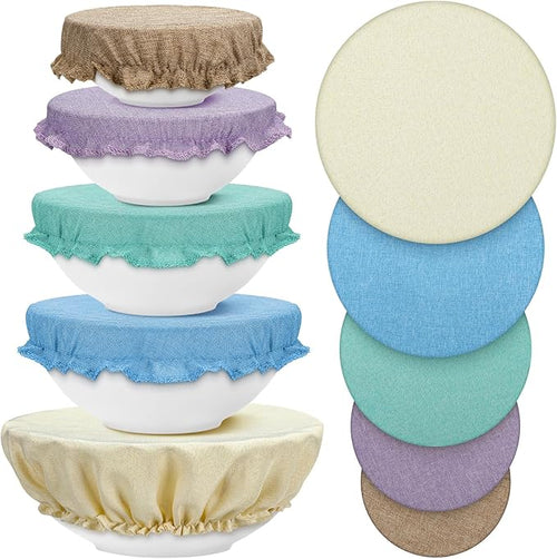 10 Pack Cloth Bowl Covers for Bread Rising by CHENGU