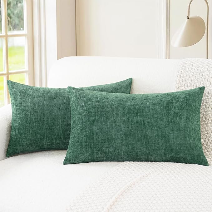 CaliTime Christmas Throw Pillow Covers Decorative 12 X 20 Inches Pack of 2 Cozy by CaliTime
