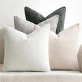 MIULEE Pack of 4 Couch Throw Pillow Covers 20x20 Inch Gray Soft Decorative by MIULEE