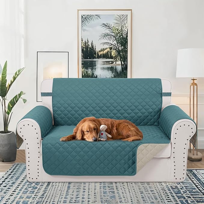 Reversible Loveseat Sofa Covers Couch Cover Furniture Protector - Image 2