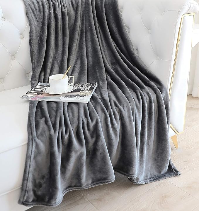 TASTHROW Large Flannel Fleece Throw Blanket, 50×70 Inch - Image 2