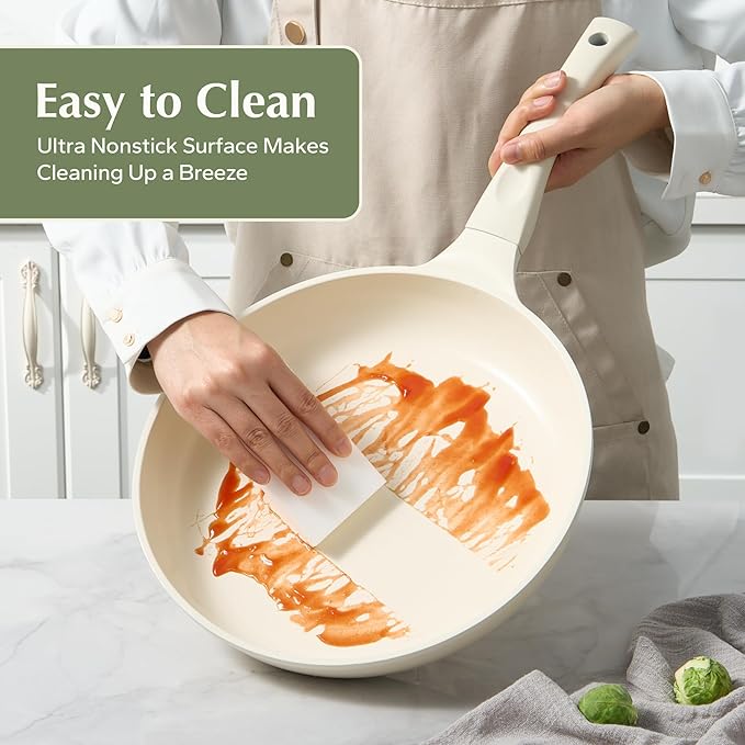 Redchef Ceramic Pan Nonstick, Nonstick Frying Pan, Large Fry Pans, PFAS & - Image 6