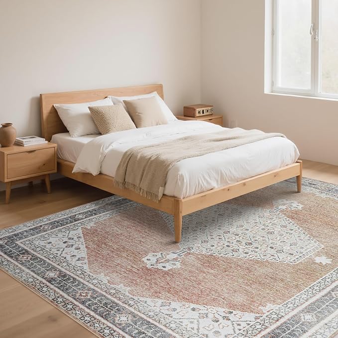 Washable Rugs 8x10 Area Rugs for Living Room, Dining Room- Soft Low Pile - Image 6