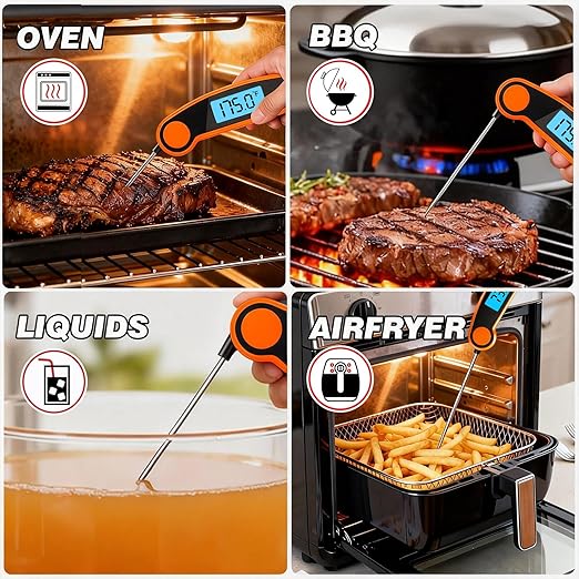 Meat Thermometer Digital Waterproof Instant Read Thermometer - Image 4