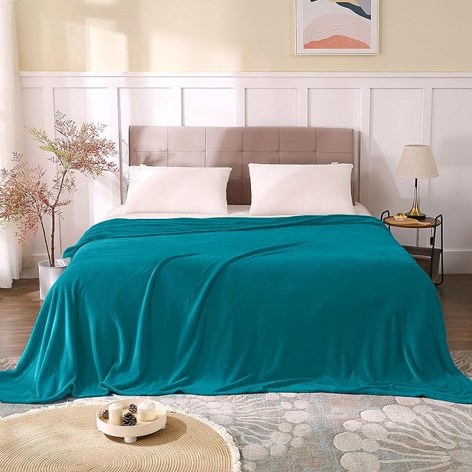 BEDELITE Fleece Blankets Queen Size Bluebird Throw Blankets - Image 2