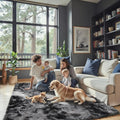 3x5 Rug, Bedside Preppy Dorm Area Rug, College Essentials Grey Small Carpets by Junhejiamei