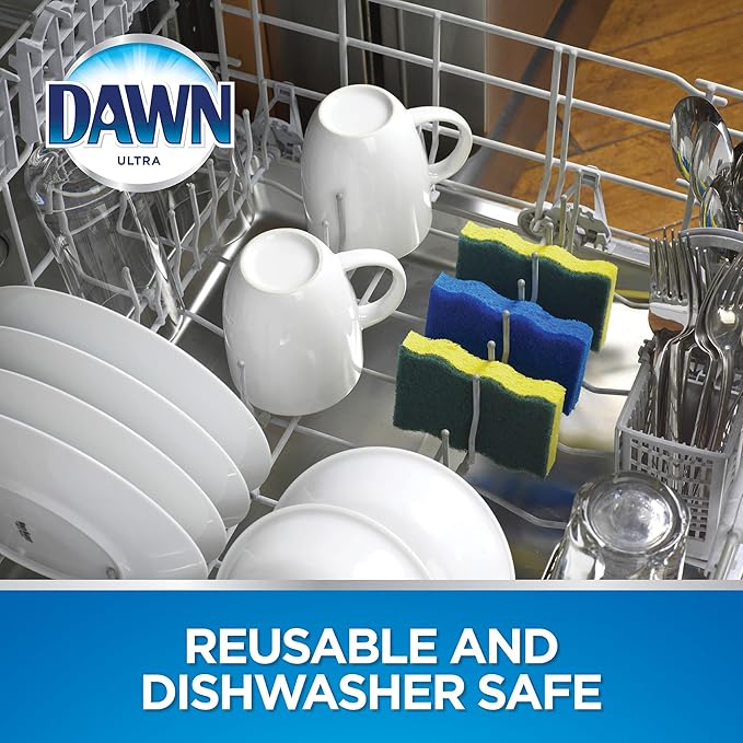 Dawn Non-Scratch Kitchen Dish Sponges - Image 6