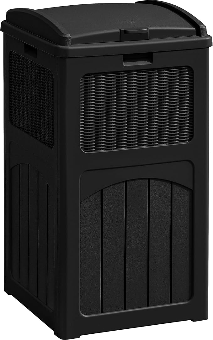 Greesum 33 Gallon Outdoor Trash Can