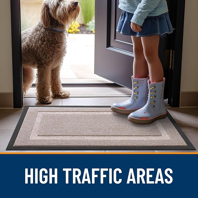 OLANLY Front Door Mat Indoor Outdoor Entrance, Waterproof All-Season, - Image 7