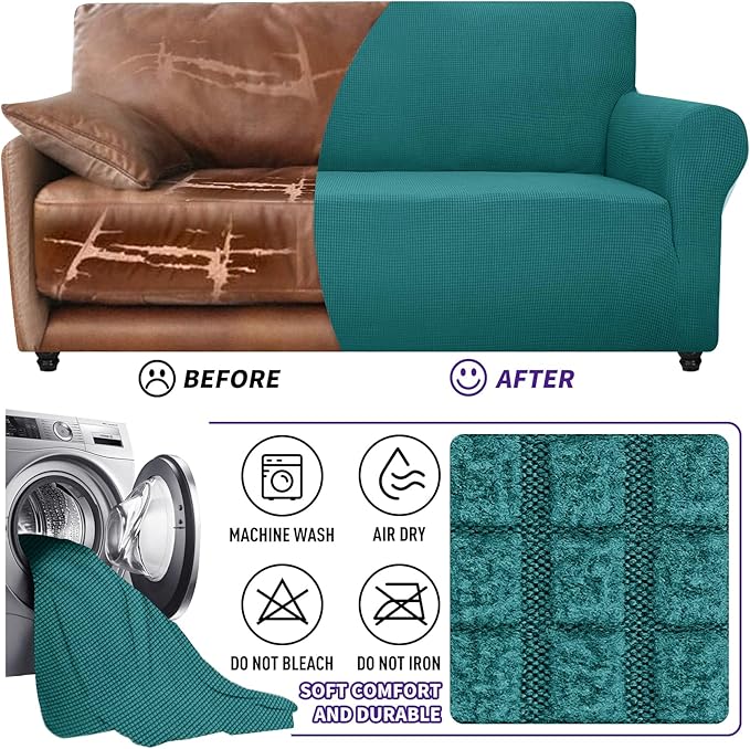 ZNSAYOTX Stretch Oversized Couch Cover Universal Sofa Covers - Image 7