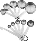 Stainless Steel Measuring Cups and Spoons Set, 18/8 Steel Material Heavy Duty 5 by Smithcraft