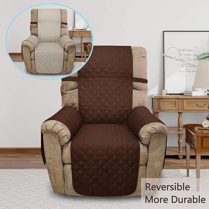 Recliner Chair Covers Reversible Sofa Cover Couch Cover - Image 2