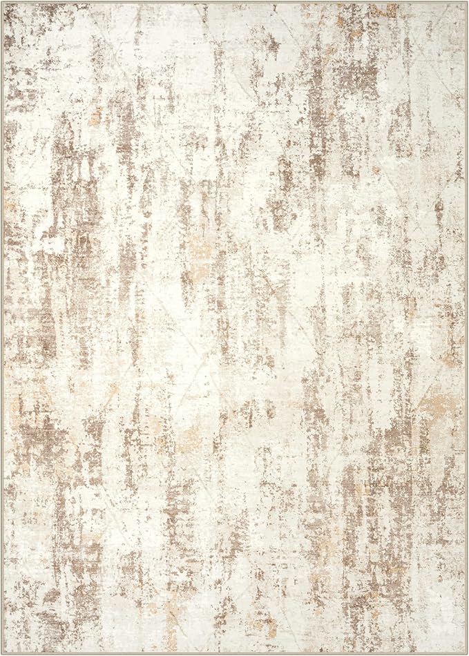 9x12 Area Rugs Washable Rug: Modern Abstract Living Room Rug Soft Anti-Skid - Image 2