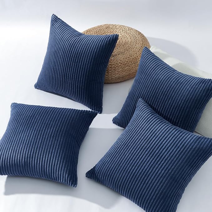 Topfinel Decorative Dusty Blue Throw Pillow Covers Cushion Cases, Pillow - Image 4