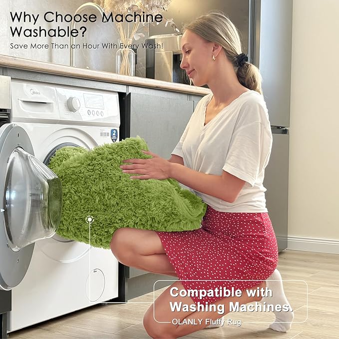 OLANLY 5x7 Machine Washable Large Area Rugs - Image 2
