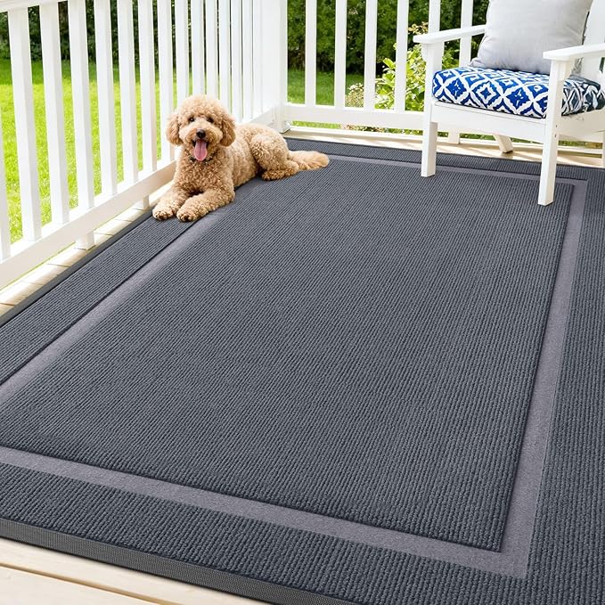 OLANLY Front Door Mat Indoor Outdoor Entrance, Waterproof All-Season, by OLANLY