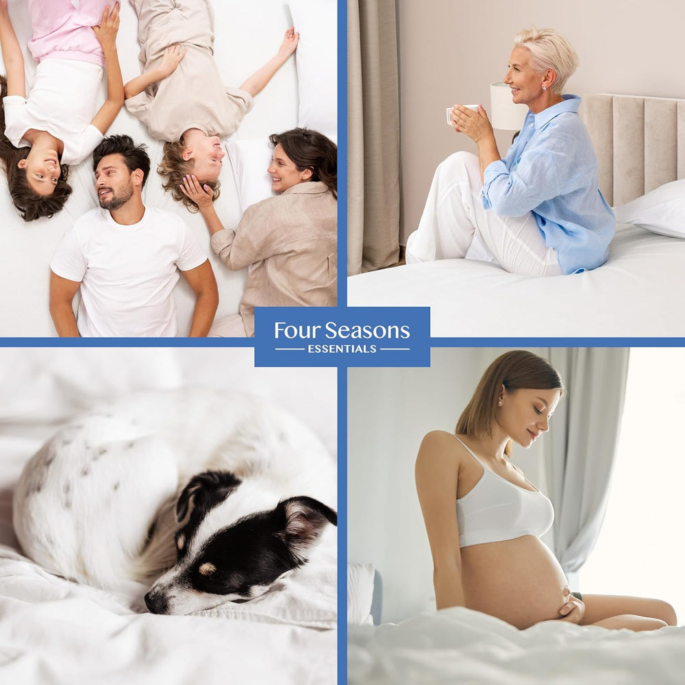 Futon Full Mattress Protector (54" x 75") Waterproof Zippered Encas...