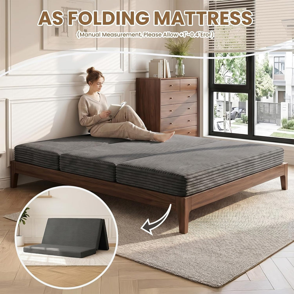 Boneless Loveseat Sofa Bed,Small Couch Bed Futon Sleeper Sofa,Convertible Pul...
