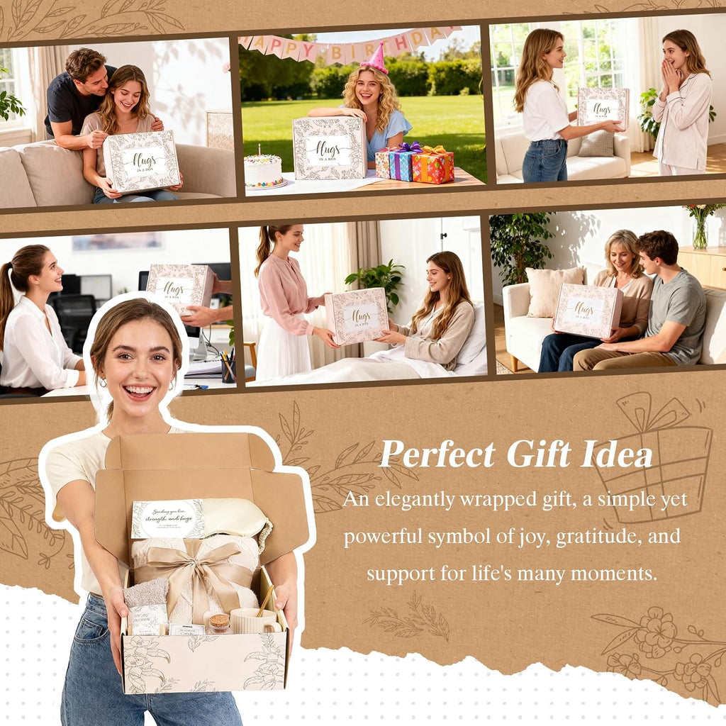 Get Well Soon Gifts Basket for Women, Care Package Post Surgery Gift Basket | Birthday to Women Mom Grandma, Spa Gifts Sympathy Christmas Gift Baskets for Woman