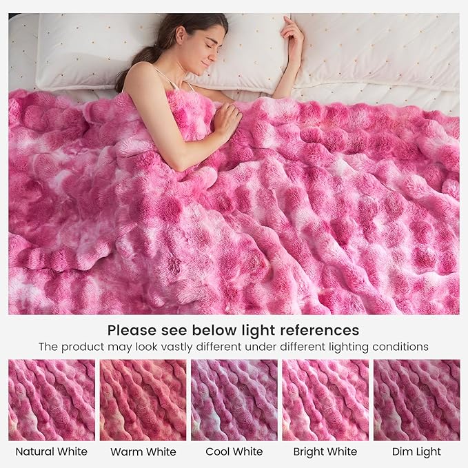 Cozy Bliss Faux Fur Throw Blanket - Image 9